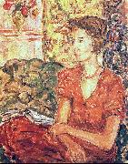 Tytus Czyzewski Portrait Magdaleny Potworowski oil painting artist